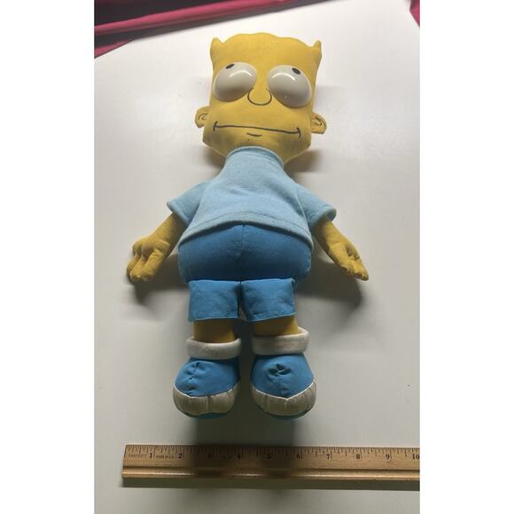 Vintage Bart Simpson Plush Stuffed Rag Doll 17" Dan Dee 1990 90's Matt Groening - Picture 6 of 6